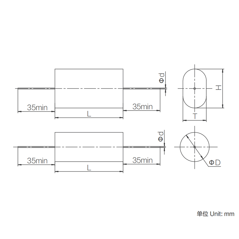 CL20 Metallized Polyester Film Capacitor (Axial-Type)