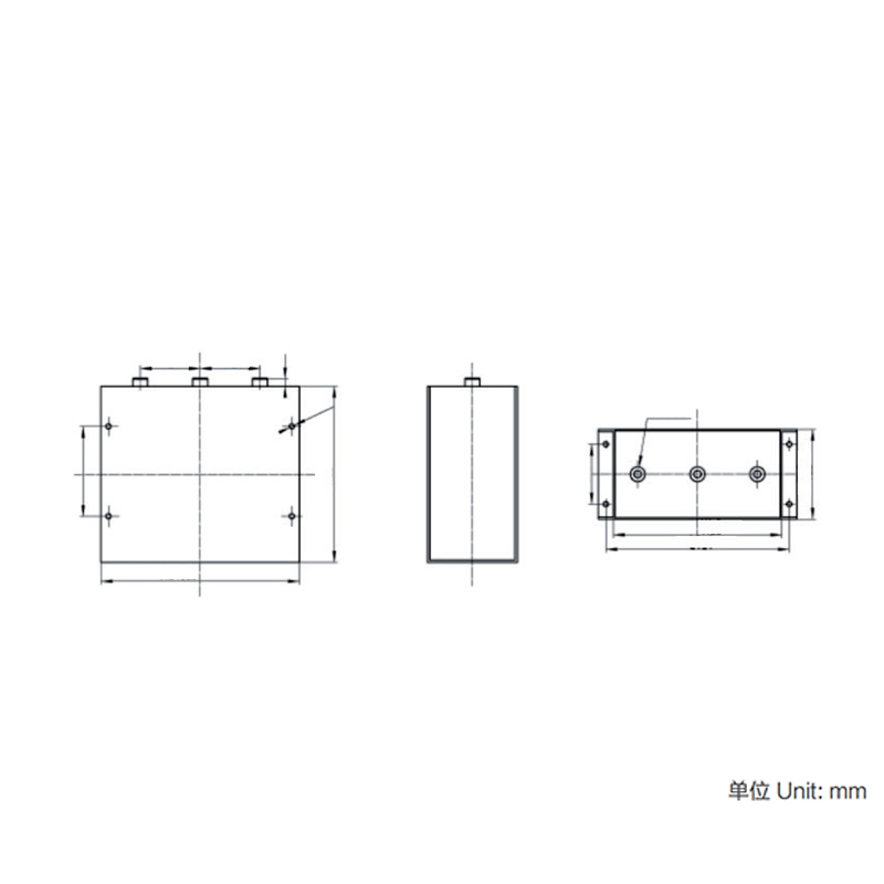 WAB series Dry Type AC Filter Capacitor for Power Electronics (Steel Case)